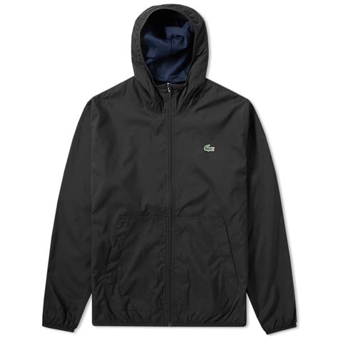 lacoste windbreaker schwarz